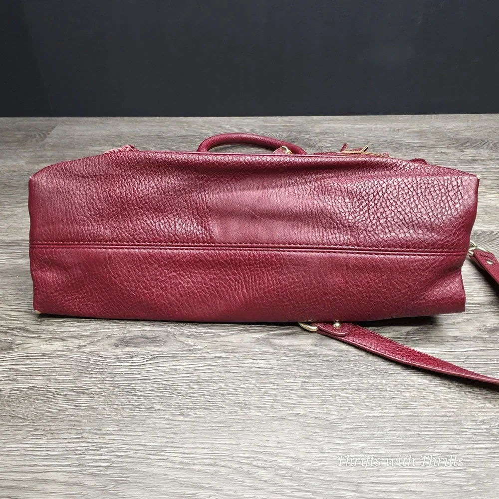 Olivia and Joy Beautiful Red Satchel Pocketbook